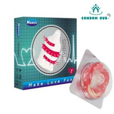 MANGO SPIRAL SPIKE CONDOM(With Private Packing π)