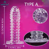 Silicon Crystal Reusable Condom